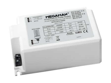 MEGAMAN - CP010200-ME 200w Clusterlite Ballast Online now