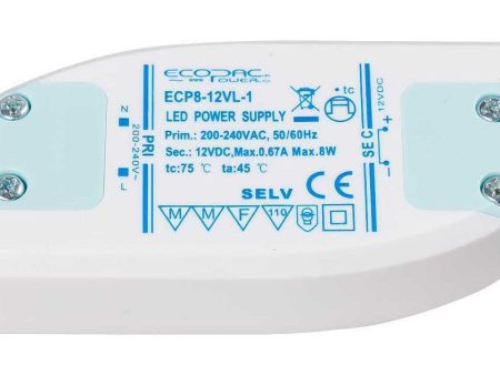 ECP8-12VL-1 ECP8-24VL-1 12v or 24v  Please Select 0-0.67A 8w Constant Voltage For Sale