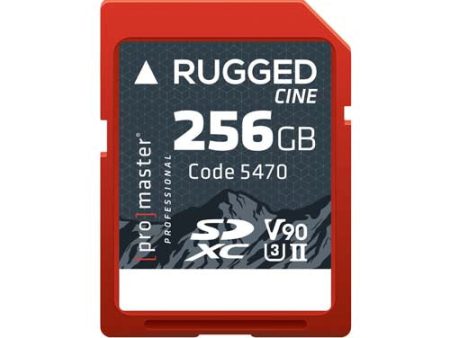 ProMaster Rugged Cine UHS-II SDXC - 256GB Online Hot Sale