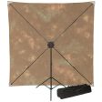 Copy of Studio-Assets 8 x 8  PXB Portable X-frame Background System with Masters Brown Muslin on Sale