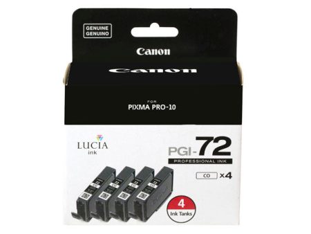 Canon Lucia PGI-72 Chroma Optimizer Ink Tank (4-Pack) Supply