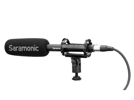 Saramonic SoundBird T3 Professional Shotgun Microphone with Li-Ion Battery, Low-Cut & Hi-Boost Filters, -10dB Pad, Shock Mount, Windscreen, XLR Cable, Hard Case & More Cheap