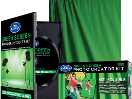 Savage Green Screen Photo Creator Kit with Digital Software Cheap