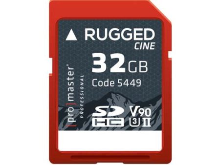 ProMaster Rugged Cine UHS-II SDHC - 32GB Cheap