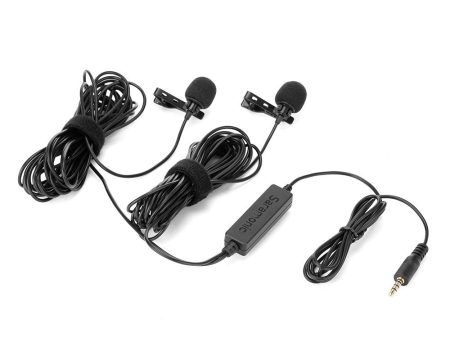 Saramonic LavMicro 2M Dual Lavalier Microphones for DSLRs, Mirrorless, Video Cameras, Smartphones, Tablets & more Online now