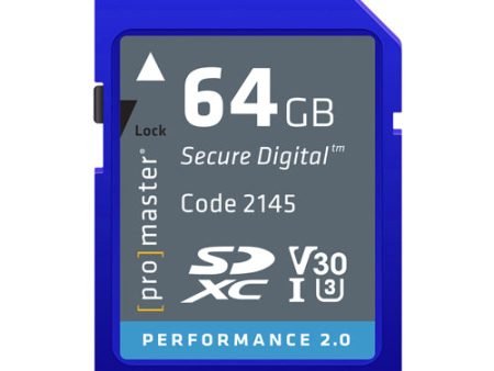 ProMaster Performance 2.0 SDXC - 64GB For Sale