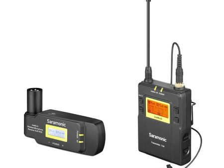 Saramonic UwMic9 TX9+RX-XLR9 UHF Wireless Lavalier Mic System with Dual-Channel XLR Plug-In Receiver for Professional Video, DSLR & Mirrorless Cameras Online Sale