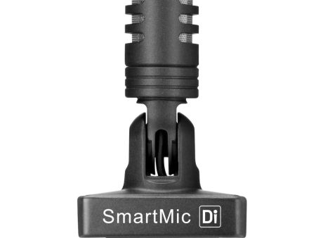 Saramonic SmartMic-Di Stereo Microphone with Lightning Connector for Apple iPhone & iPad with Built-In Headphone Output, Foam & Furry Windscreens Online now