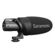 Saramonic CamMic+ On-Camera Battery-Powered Shotgun Microphone for DSLR, Mirrorless & Video Cameras or Smartphones & Tablets Online Hot Sale