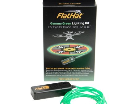 FlatHat Lighting Kit for Collapsible Drone Pads - Gamma Green on Sale