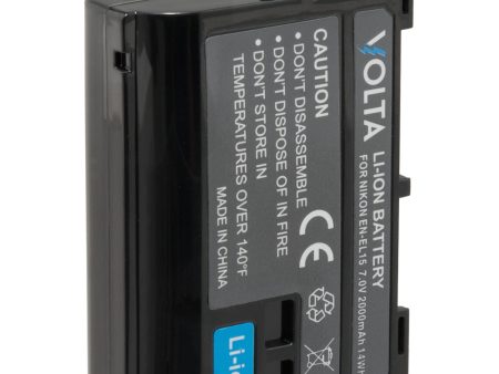 Volta EN-EL15 2000mAh Rechargeable Battery for Nikon Cameras Online