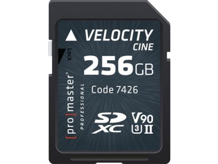 ProMaster Velocity Cine 2000x SDXC - 256GB Cheap