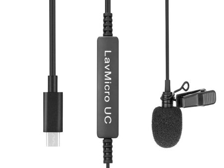 Saramonic LavMicro UC Omnidirectional Lavalier Microphone for USB-C Android Smartphones, Tablets, Computers & more Discount