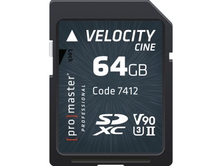 ProMaster Velocity Cine 2000x SDXC - 64GB Online now