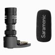 Saramonic SmartMic+ Compact Directional Microphone with TRRS Connector for Apple iPhone iPad & Android Smartphones Tablets Fashion