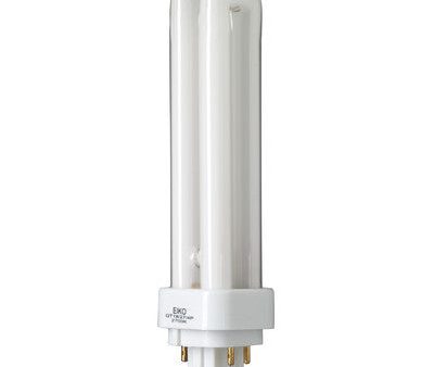 Eiko 18W Quad-Tube 5000K G24q2 4 Pin Base Fluorescent Light Bulb QT18 50-4P For Cheap