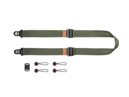 Peak Design SlideLITE Camera Strap - Sage Green on Sale