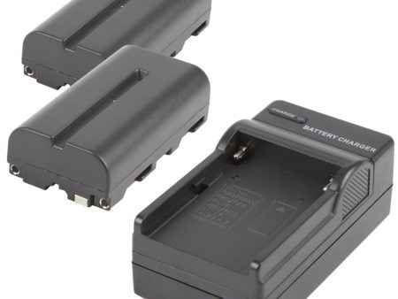 Volta NP-F550 Li-Ion Two Battery and Single Charger Kit Cheap