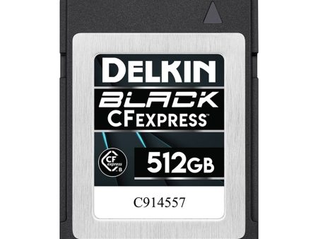 Delkin Black 512GB CFexpress Type B Memory Card For Sale