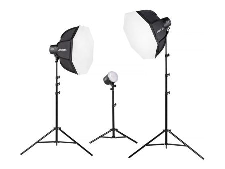 Westcott U60-B Bi-Color LED 3-Light Softbox Kit Fashion