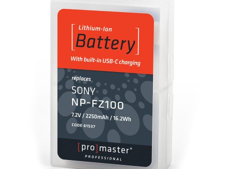 ProMaster NP-FZ100 Li-ion Battery with USB-C Charging for Sony Online Hot Sale