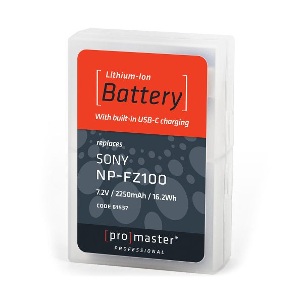 ProMaster NP-FZ100 Li-ion Battery with USB-C Charging for Sony Online Hot Sale