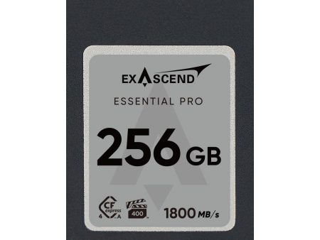 Exascend 256GB Essential Pro CFexpress 4.0 Type A Memory Card (VPG 400) Online