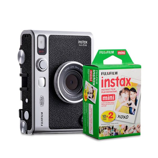 Fujifilm INSTAX Mini Evo Hybrid Instant Film Camera - Film Bundle Online