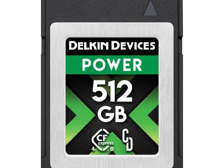 Delkin POWER 512GB CFexpress 4.0 Type B Memory Card For Cheap