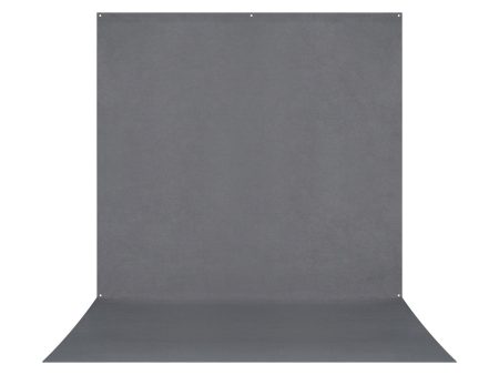 Westcott X-Drop Pro Wrinkle-Resistant Backdrop - Neutral Gray Sweep (8  x 13 ) Supply