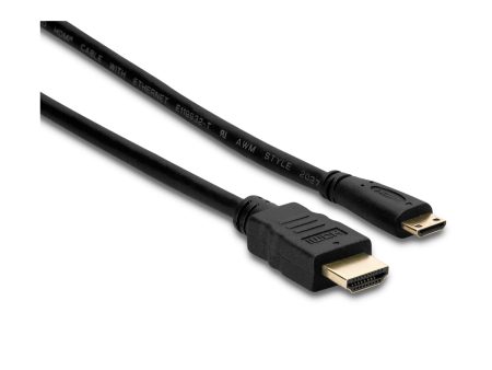 Hosa High Speed HDMI Cable - HDMI to HDMI Mini, 10 ft For Sale