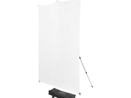 Westcott X-Drop Pro Wrinkle-Resistant Backdrop Kit - High-Key White (8  x 8 ) Online Sale