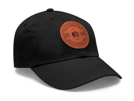 Pictureline Hat with Leather Patch For Cheap