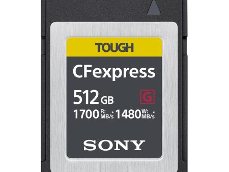 Sony TOUGH 512GB CFexpress Type B Card Hot on Sale