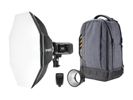 Westcott FJ400 II Strobe 1-Light Backpack Kit with FJ-X3 M Universal Wireless Trigger Sale