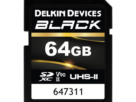 Delkin BLACK 64GB UHS-II SDXC (V90) Memory Card Online