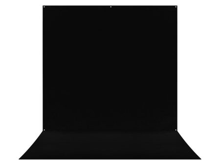 Westcott X-Drop Pro Wrinkle-Resistant Backdrop - Rich Black Sweep (8  x 13 ) Discount