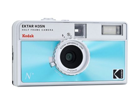 Kodak H35N 1 2 Frame Film Camera - Blue Fashion