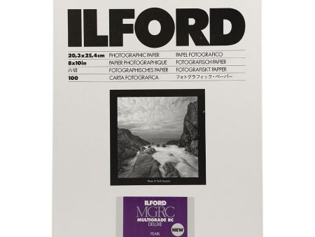 Ilford Multigrade RC Deluxe Pearl 8X10 100 Sale