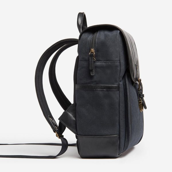 ONA The Monterey Backpack (Black Waxed Canvas) For Sale