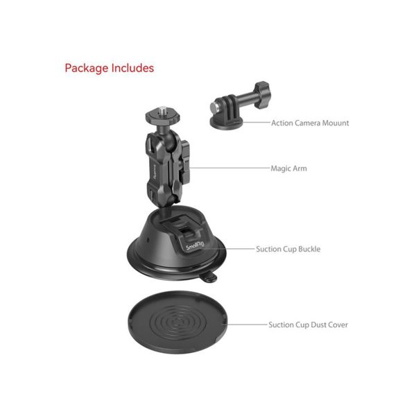 SmallRig SC-1K Portable Suction Cup Mount for Action Cameras Hot on Sale