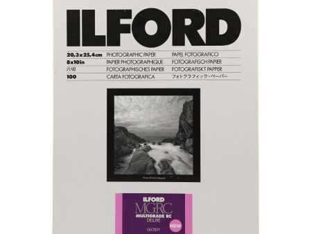 Ilford Multigrade RC Deluxe Glossy 8x10 100 Online now