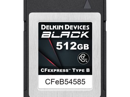 Delkin Devices 512GB BLACK CFexpress Type B Memory Card Online