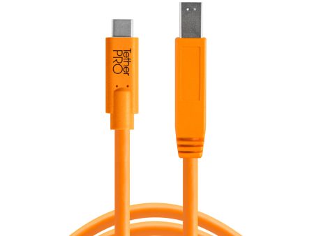 Tether Tools TetherPro USB-C to 3.0 Male B, 15’ (4.6m) ORG Online now