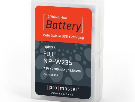 ProMaster NP-W235 Li-ion Battery with USB-C Charging for Fuji Online now