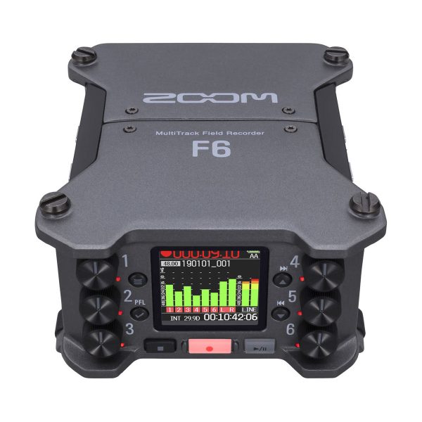 Zoom F6 6-Input   14-Track Multi Track Field Recorder Hot on Sale