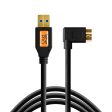 Tether Tools TetherPro USB 3.0 to Micro-B Right Angle, 15’ (4.6m), BLK on Sale