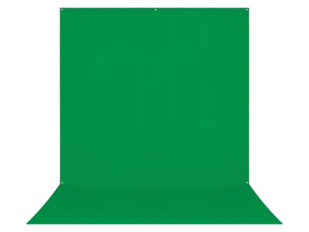 Westcott X-Drop Pro Wrinkle-Resistant Backdrop - Chroma-Key Green Screen Sweep (8  x 13 ) Online Hot Sale