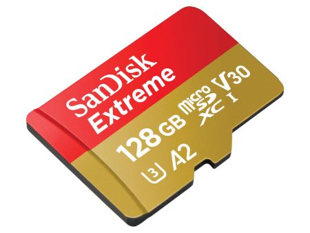 SanDisk 128GB Extreme UHS-I microSDXC (V30) 190mb s Memory Card with SD Adapter on Sale