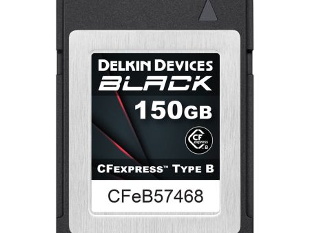 Delkin BLACK 150GB CFexpress Type B Memory Card on Sale